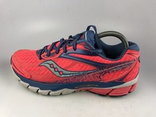 Saucony Ride 8 Women's Size 9 US Coral/Blue Sea Athletic Running Shoes S10273-2