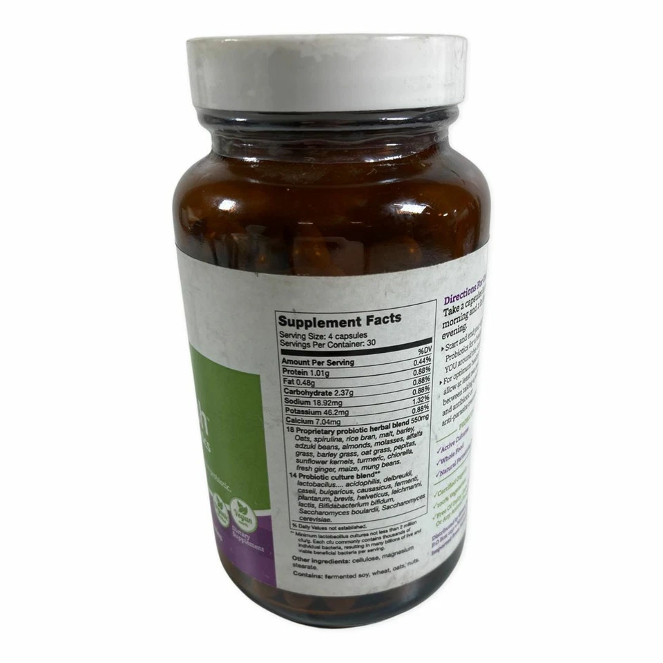 Green Herb - Replenish Probiotics - 120 Vegetarian Capsules - Image 2 of 4