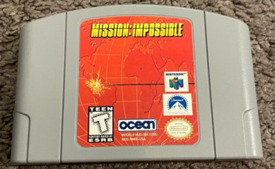 Nintendo 64 N64 Paramount Pictures Mission Impossible Game Tested Works