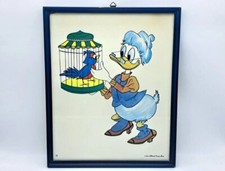 QUADRO WALT DISNEY-NONNA PAPERA-CLUB TOPOLINO OGAM-ANNI 60-POSTER STAMPA-VINTAGE