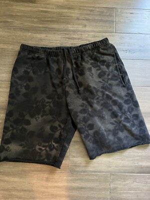 Supreme Bleached Lace Sweatshort Black Large (SS17) Rare In Store