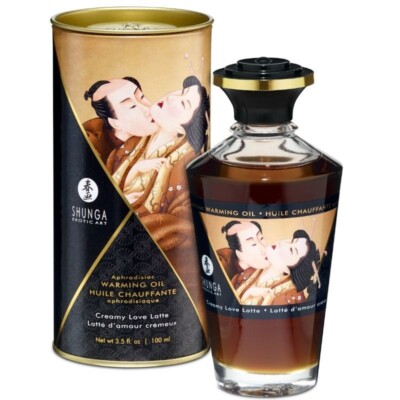COFFEE FLAVOR HEAT EFFECT MASSAGE OIL 100 ml - SHUNGA