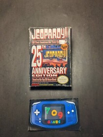 Jeopardy -- 25th Anniversary Edition (Nintendo, 1990) NES CIB COMPLETE