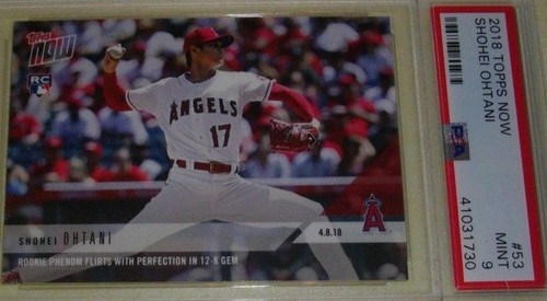 2018 Topps Now #53 Shohei Ohtani RC