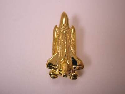 NASA Space Shuttle Rocket Launch Vehicle Mission Vintage Tie Tack Lapel Pin x32