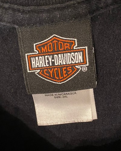 Harley Davidson 2013 El Paso TX Barnett XXL Black Biker T-Shirt Skull 2-Sided - Picture 4 of 6
