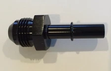 Z147 -6AN Fuel Adapter Fitting to 5/16 GM Quick Connect LS Male BLACK
