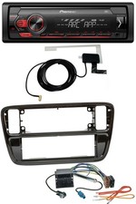 Pioneer 1DIN USB DAB MP3 AUX Autoradio für VW Up AA AAN 2011-2016 piano black