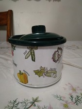 Rival Little Dipper Model 3204 Electric Server Crock Pot Made In USA Vegetables