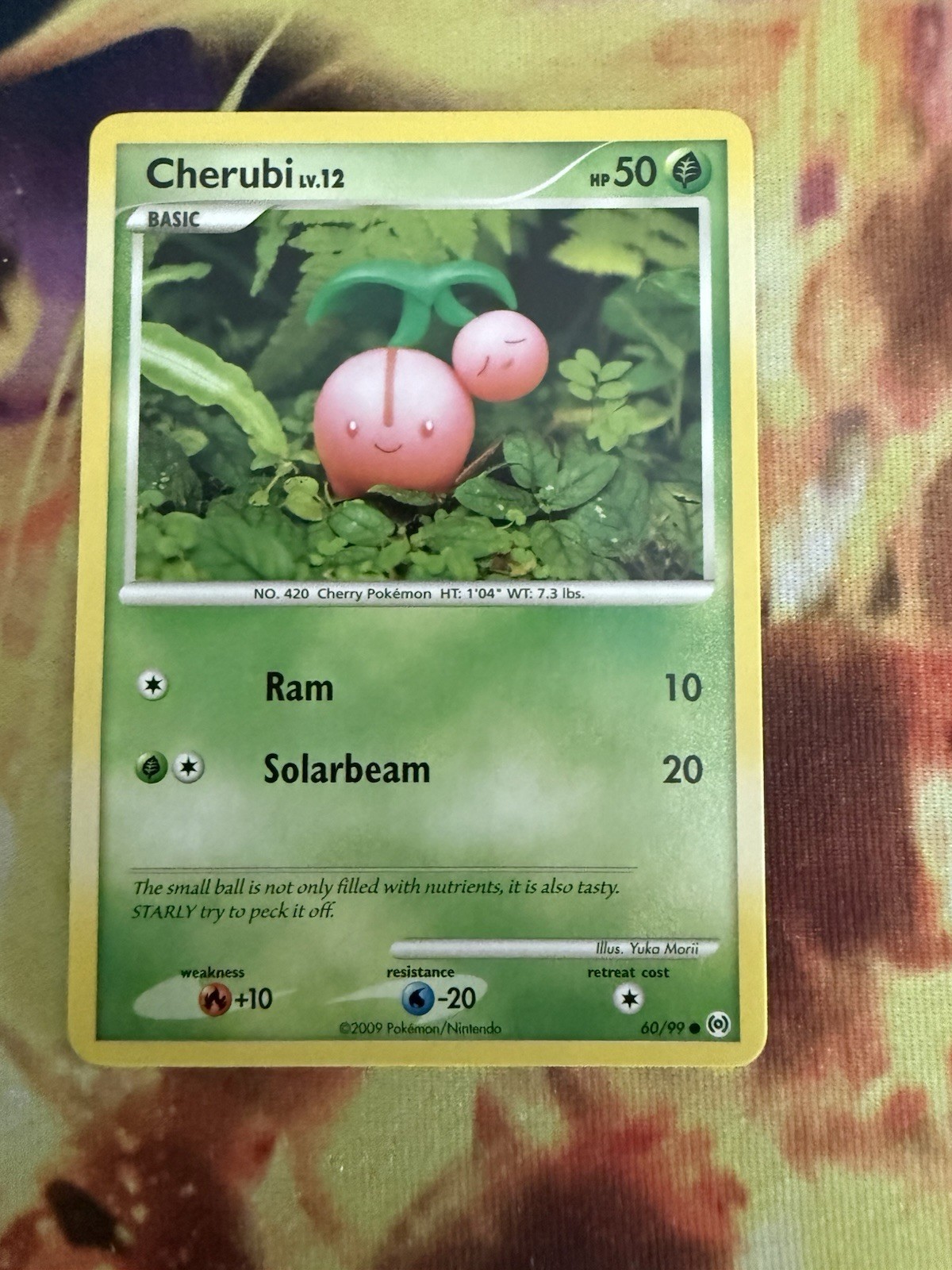 Cherubi - 60/99 - Common NM Arceus Pokemon Non-Holo