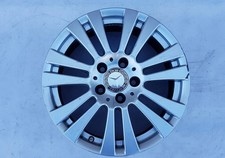 1x Alufelge 16 Zoll 7.0" 5x112 Glanz Silber Mercedes-Benz W242 Rim Wheel