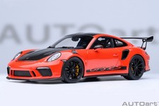 AUTOart Porsche 911 991.2 GT3 RS w/ Weissach Pkg Lava Orange 1:18 78177