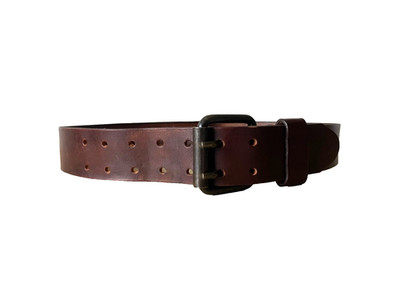 BLAKLADER WIDE BROWN LEATHER BELT MEN'S WOMEN'S SIZE 80 US 30