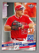 MIKE TROUT 2019 TOPPS OPENING DAY 150 YEARS INSERT CARD DAY#YDF-25 ANGELS