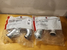 ** 2 Pack ** Plumb Pak 10487K 1.25 in. Sink Trap J Bend