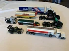 Diecast Semi Truck Lot Of Big Rigs 1980s Corgi 1/64 Matchbox Winross Lesney VTG