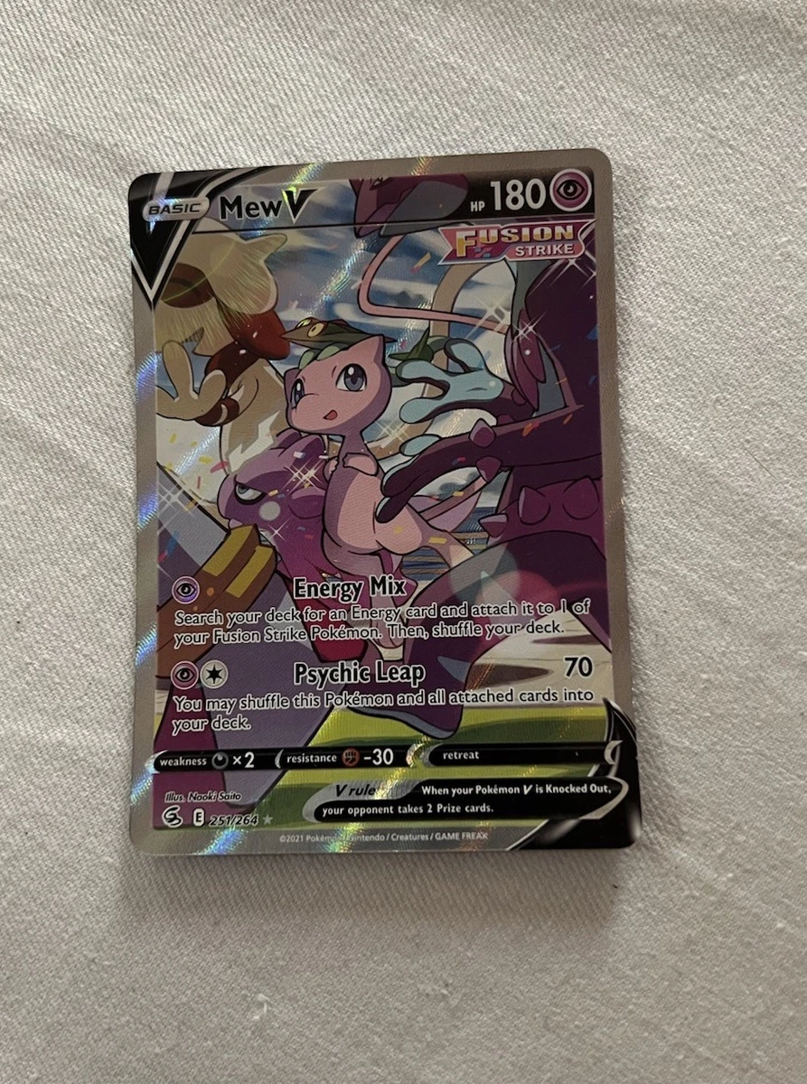 Mew V 251/264 Swsh08: Fusion Strike for sale | eBay