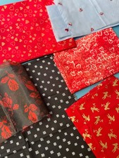 Valentines Day Assorted Fabric Scraps