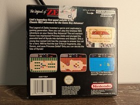 Nintendo NES Classics The Legend of Zelda GBA RPG Complete In Box AUS