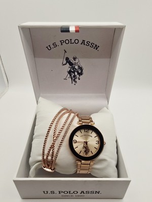 U.S. Polo Association Watch And Bangle Set (Woman)