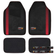 FOR MG ZS - FULL SET RED BULL CARPET CAR MATS