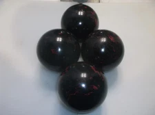 Candlepin Balls/REFINISHED/Manhattan Rubber's/4 Ball Set/2lbs 4.80oz/Very Smooth