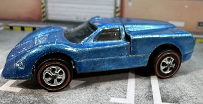 #ad #ad Hot Wheels Redline 1968 Original 16 Ford J Car Light Blue Good Condition US Made $80.00