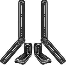 Soundbar Mount Bracket, Sound Bar Mounts Under TV or Above TVs Fits Most Soun...