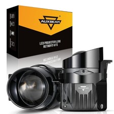 Auxbeam 2x 3 Inch 100w Bi-led Projector Lens Fog Light Hd Lens For Honda 6000k Auxbeam 2x 3 Inch 100w Bi-led Projector Lens Fog Light Hd Lens For Honda 6000k