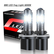 880 Led Driving Fog Lights Bulbs For Chevy Silverado1500 99-02 Tahoe 2000-2006