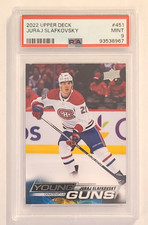 PSA 9 -  Juraj Slafkovsky Young Guns #451 - Montreal Canadians - A Rising Star!