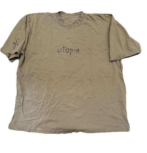 Travis Scott Cactus Wink Tee Khaki SS21 Size 2XL IDMagazine Collab