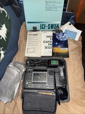 SONY ICF-SW55 GOOD CONDITION W/ ORIGINAL MANUALS  ACCESSORIES BOX CASE ICF SW55