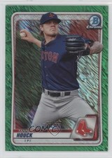 2020 Bowman Chrome Prospects Green Shimmer Refractor 53/99 Tanner Houck 6k2