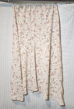 Hippie Floral Rose Floral Print Skirt Flowy Casual Vtg- Inspired, Boho, Sz Small
