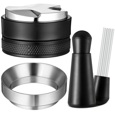 LemonRoad 51mm Espresso Accessories Kit, Coffee 51 mm, black, silver