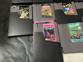 LOT OF 13 NES NINTENDO GAMES = TMNT Ninja Gaiden Double Dragon 3 Shadow Balloon