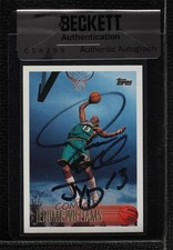 BAS 1996-97 Topps Jerome Williams #162 Seal of Authenticity Auto 3c7