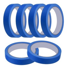 6 Pack Masking Tape 0.71 in x 21 Yd Painter's Tape Blue Paint Tapes