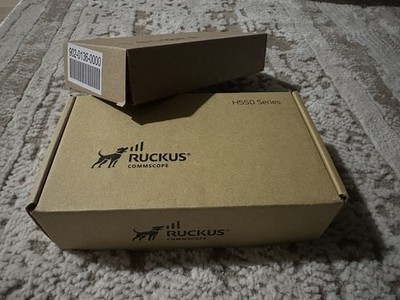 Ruckus Networks H550 Series Wi-Fi 6 Wall-Mounted Indoor Access Point (w/extras)