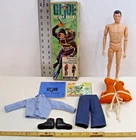 HASBRO GI JOE ACTION SAILOR DOLL WITH CLOTHES & PAPERS BOXED 1960s