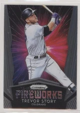 2019 Panini Prizm Fireworks Trevor Story #F12