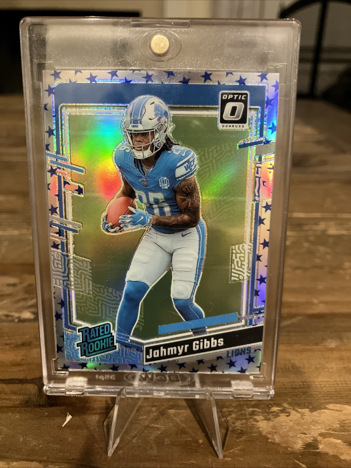 2023 Panini Donruss Optic - Rated Rookie Jahmyr Gibbs #236 Stars Prizm (RC)