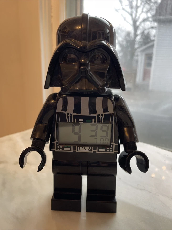 Lego Star Wars Darth Vader Digital Alarm Clock 10” Figure 2010 TESTED & WORKING - Image 2 of 4