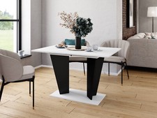 Ausziehbarer Esstisch 120-160cm - Teleskoptisch Mit Kreuzbeinen Walnuss