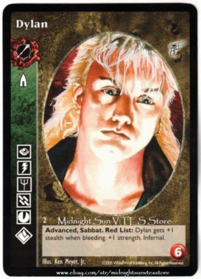 Dylan Advanced Ventrue Antitribu Kindred Most Wanted V:TES VTES Vampire CCG