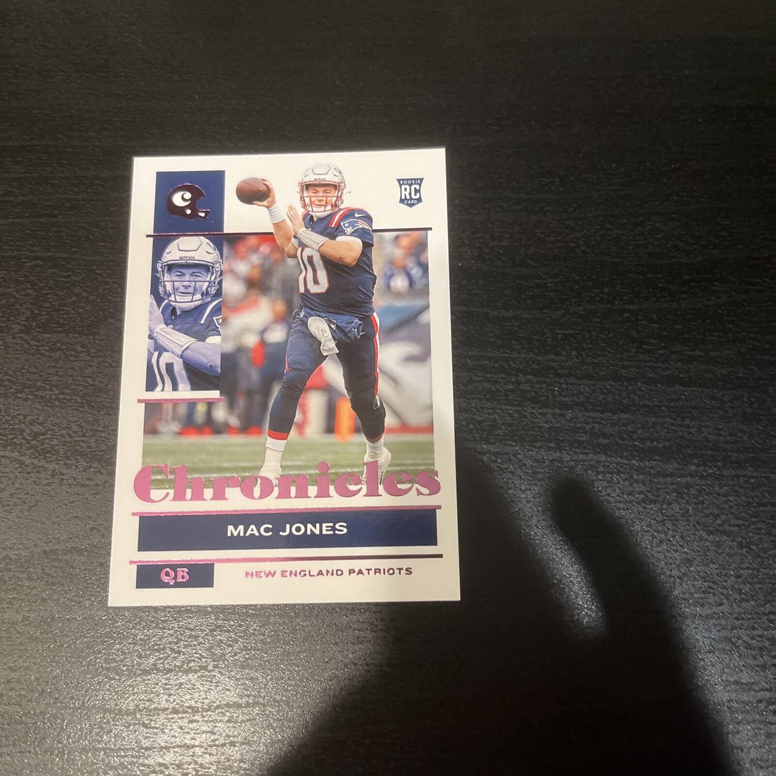 Mac Jones 2021 Rookie Card RC Panini NFL Chronicles Pink #80 Patriots