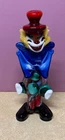 Vintage 8" Tall Murano Glass Clown Italian Hand Blown Figurine