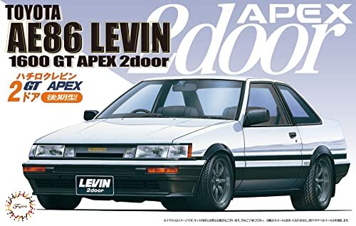 Fujimi 1/24 Scale Toyota AE86 Levin 1600 GT APEX 2Door Late ver