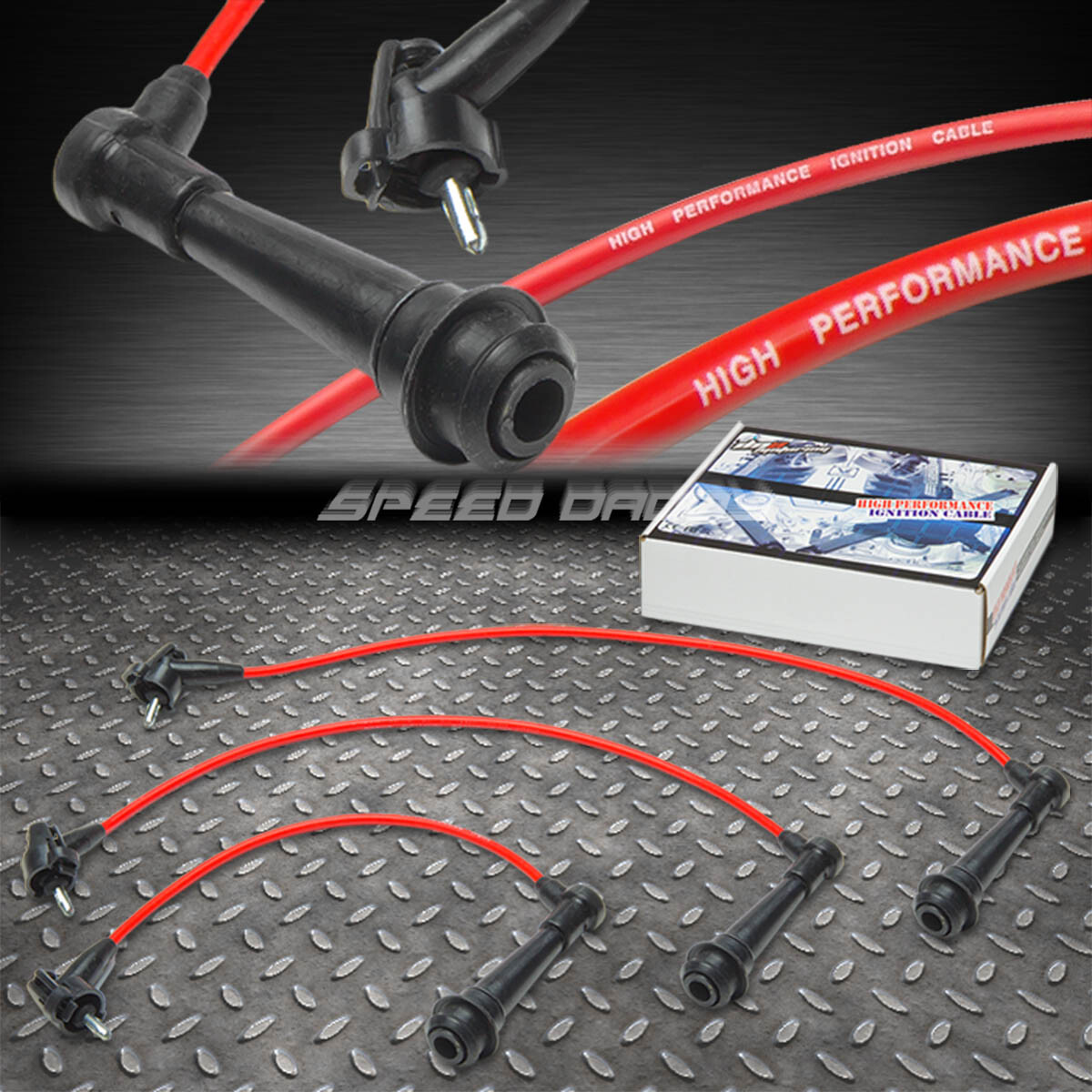 5MM SPIRAL CORE SPARK PLUG IGNITION WIRE CABLE FOR 9800 LEXUS SC300